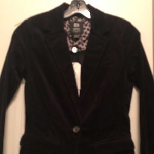 NWT:  Buffalo Black Velvet Blazer